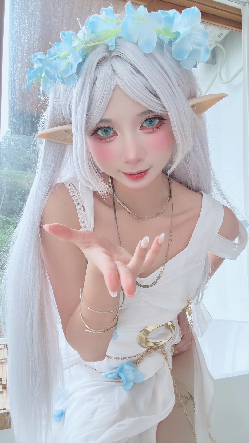 PoppaChan - Frieren Blue Valley Dress [78P,9V-1.34GB] tg@simisebaisi 【丝足阁】048.webp